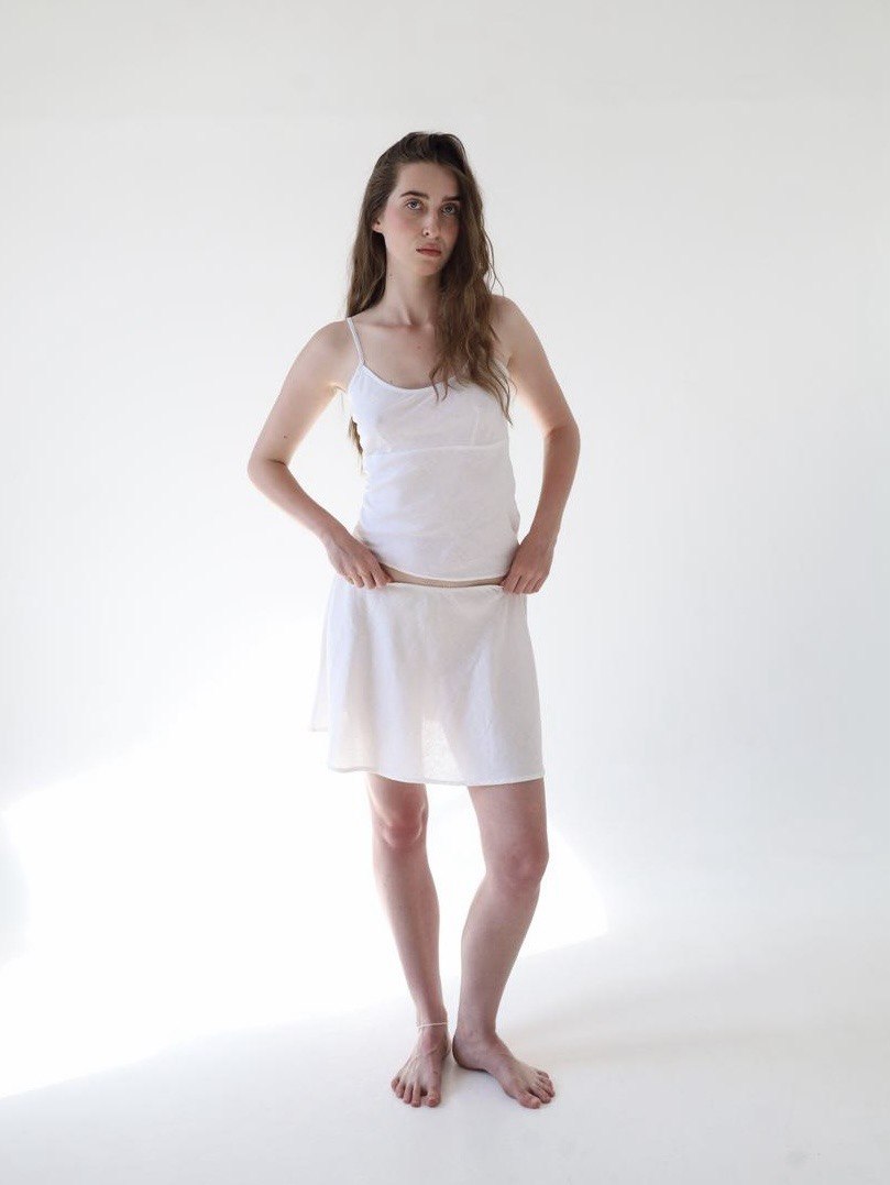 Linen skirt